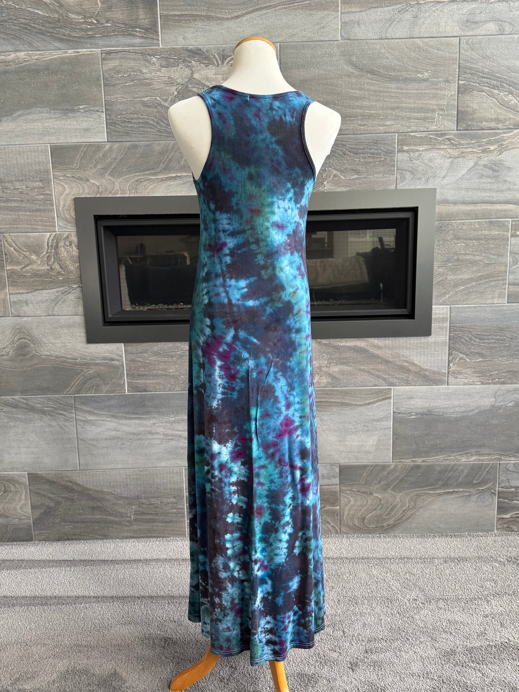 Rayon Maxi Dress Small