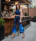 Rayon Palazzo Capris Small